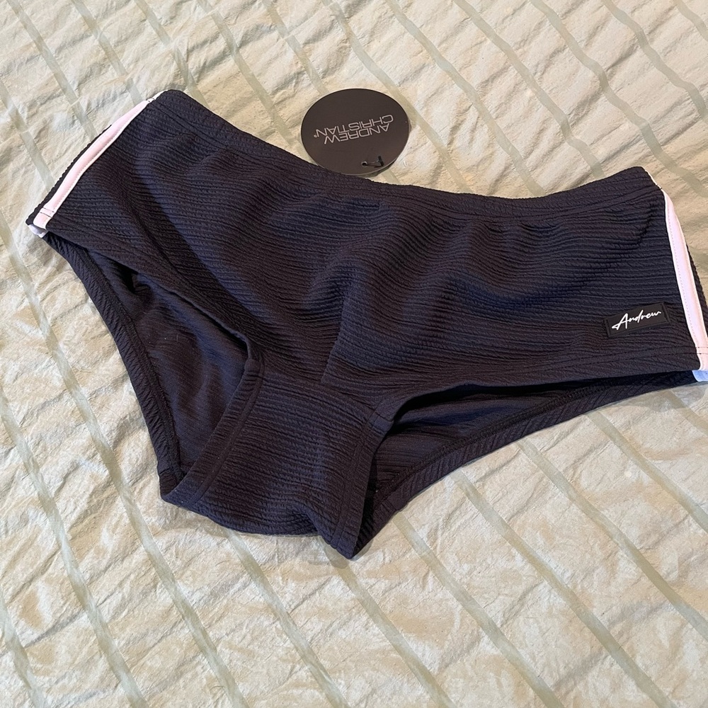 Andrew Christian Black Swim Swim Trunk